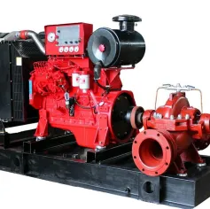 Diesel Fire Pump SetBy Isuzu TechnologyCap 1000 GPM Head 80 MeterStandart control engine box